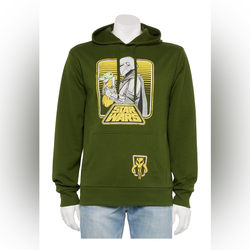 Star Wars Long Sleeve Fleece Hoodie by Licensed Character Men’s Size XL 🆕